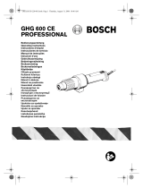 Bosch GHG 600 CE Manuale del proprietario