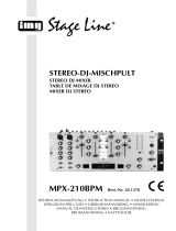 IMG Stage Line MPX-210BPM Manuale del proprietario
