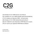 Legrand C2G 89512 Manuale del proprietario
