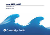 Cambridge Audio Azur 540P Manuale utente