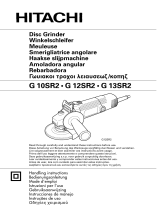 Hitachi G 12SR2 Manuale utente
