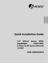 Eneo HDD-2080Z03IR D Quick Installation Manual