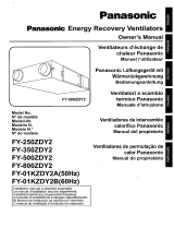 Panasonic FY01KZDY2A Manuale del proprietario