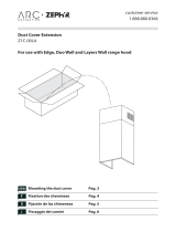 Zephyr Duct Cover Extension Z1C-00LA Manuale utente