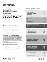ONKYO DVSP405 Manuale del proprietario