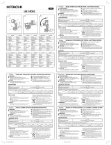 Hitachi UB18DEL Manuale del proprietario
