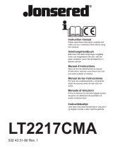 Jonsered LT 2217 CMA Manuale del proprietario