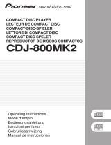 Pioneer CDJ-800MK2 Manuale utente