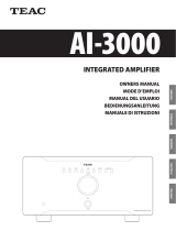 TEAC AI-3000 Manuale del proprietario