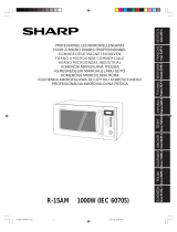 Sharp R15AM Horeca Pro Manuale del proprietario