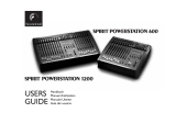 SoundCraft SPIRIT POWERSTATION 600 Manuale del proprietario