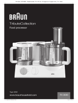 Braun MQ3020 WH PESTOMQ3025 WH OMELETTEMQ3045 WH APERTIVE Manuale del proprietario