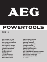 AEG BUS 18 Manuale del proprietario
