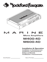 Rockford Fosgate Marine M600-4D Istruzioni per l'uso