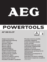 AEG AP 300 ELCP (411890) Manuale utente