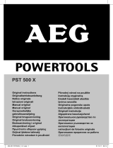 AEG PST500X Manuale del proprietario