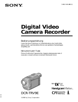 Sony DCR-TRV9E Manuale del proprietario