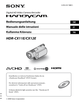 Sony HDR-CX11E Manuale del proprietario