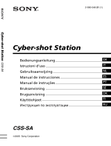 Sony Cyber-shot CSS-SA Manuale del proprietario