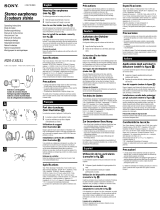 Sony MDR-EX81SL Manuale del proprietario