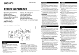 Sony MDR-NE1 Manuale utente
