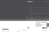 Sony DAV-X1G Manuale del proprietario