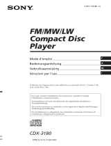 Sony CDX-3180 Manuale del proprietario