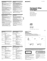 Sony CDX-601 Manuale del proprietario