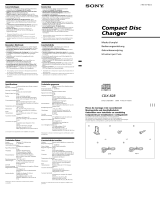 Sony CDX-828 Manuale del proprietario