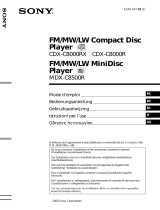 Sony CDX-C8000R Manuale del proprietario