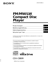 Sony CDX-C880R Manuale del proprietario