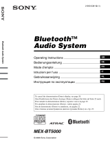 Sony MEX-BT5000 Manuale del proprietario