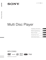 Sony MEX-DV800 Manuale del proprietario