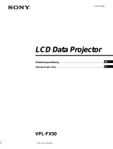 Sony LCD Dtat Projector Manuale del proprietario