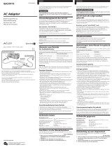 Sony AC-LS1 Manuale del proprietario