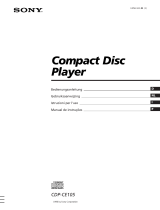 Sony CDP-CE105 Manuale del proprietario
