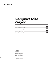 Sony CDP-CX270 Manuale del proprietario