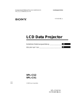 Sony VPL-CS2 Manuale del proprietario