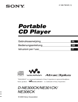 Sony D-NE306CK Manuale del proprietario