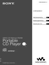 Sony D-NF431 Manuale del proprietario