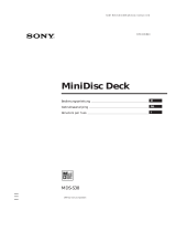 Sony MDS-S38 Manuale del proprietario