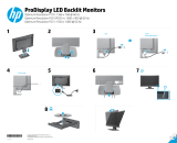 HP ProDisplay P221 21.5-inch LED Backlit Monitor Guida d'installazione