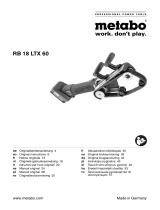 Metabo RB 18 LTX 60 5.2 Manuale utente