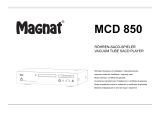 Magnat MCD 850 Manuale del proprietario