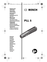 Bosch PLL 5 Manuale del proprietario