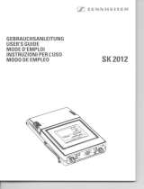 Sennheiser SK 2012 Manuale del proprietario