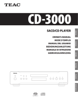 TEAC SACD/CD Player Manuale utente