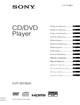 Sony DVP-SR760H Manuale del proprietario