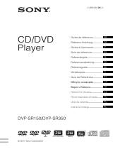 Sony DVP-SR150 Manuale del proprietario