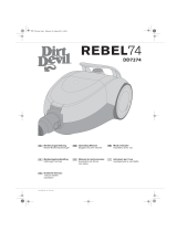 Dirt Devil DD7274-1 REBEL 74 HFC Manuale del proprietario